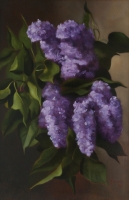 Lilac Branch (vertical)--SOLD